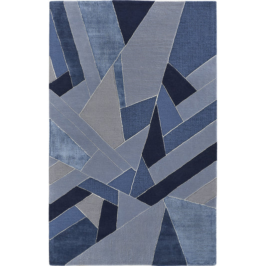 Nash Transitional Geometric Rug - 8851F by Feizy. Made from wool, viscose in a unique style.