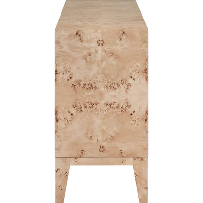 Mappa 3-Door Sideboard by LH Imports. Made from mdf oak veneer, burl mappa veneer in a modern style.