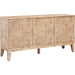 Mappa 3-Door Sideboard by LH Imports. Made from mdf oak veneer, burl mappa veneer in a modern style.