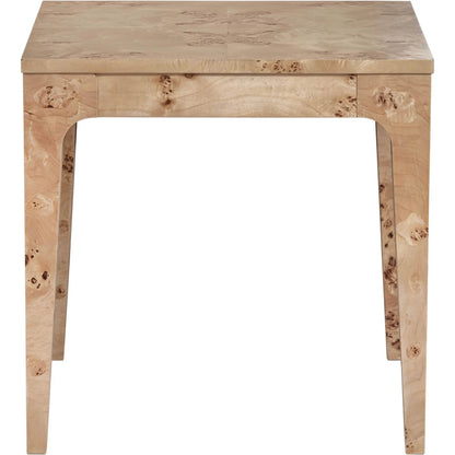 Mappa Side Table by LH Imports. Made from mappa burl veneer, mdf in a transitional style.