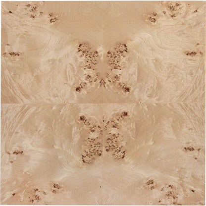 Mappa Side Table by LH Imports. Made from mappa burl veneer, mdf in a transitional style.