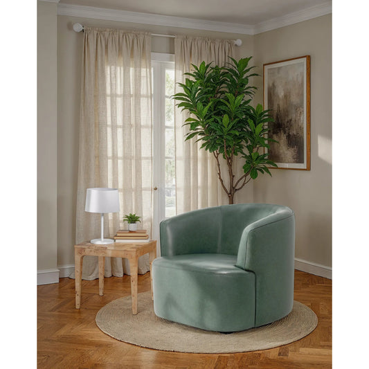 Mappa Side Table by LH Imports. Made from mappa burl veneer, mdf in a transitional style.