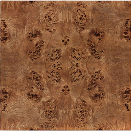 Mappa Side Table by LH Imports. Made from mappa burl veneer, mdf in a transitional style.