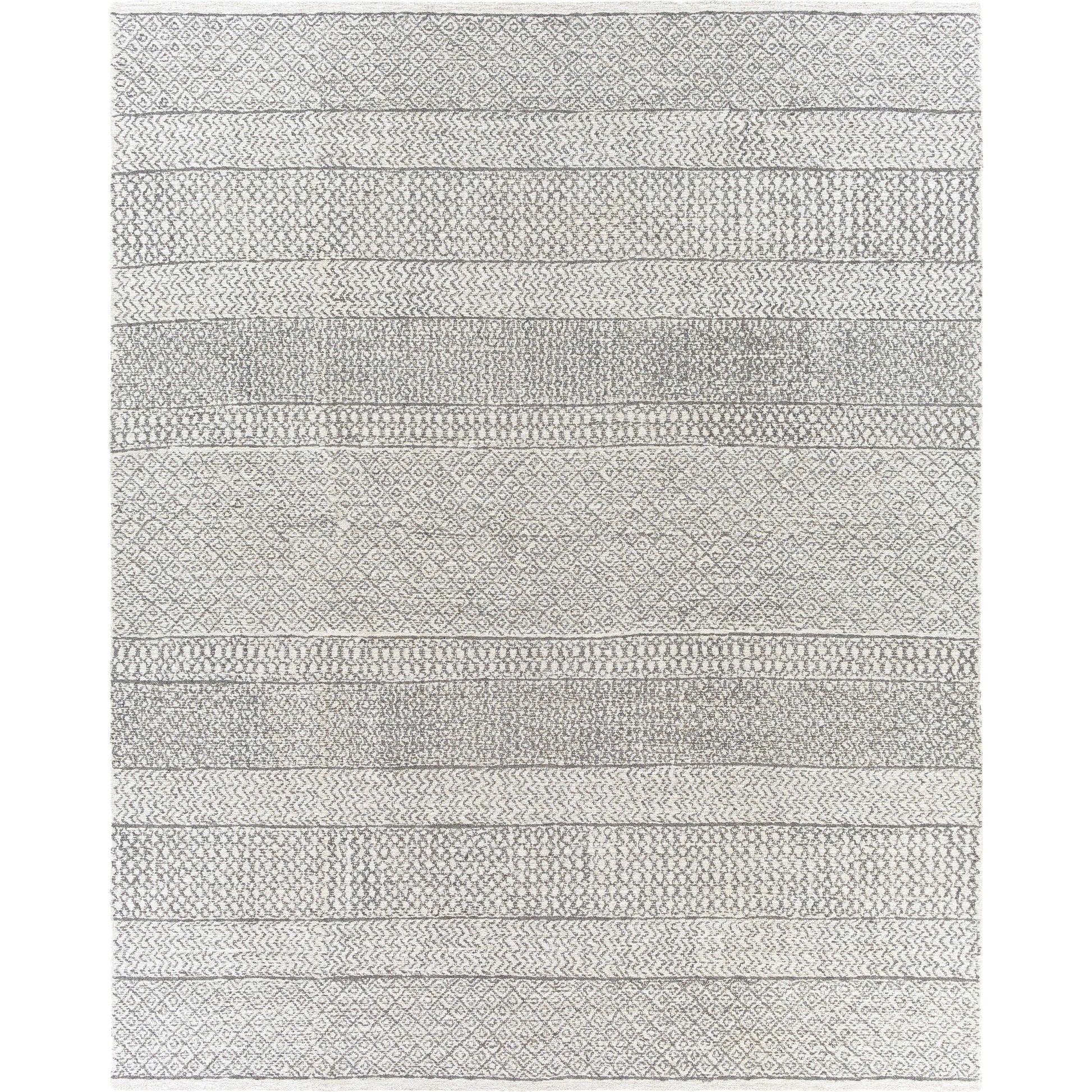 Maroc Rug by Livabliss in light beige, oatmeal, charcoal, black. Made from unique in a unique style.
