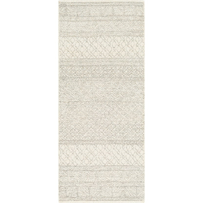 Lustro Rug by Livabliss in ivory, gray, medium gray, dark brown. Made from unique in a modern style.