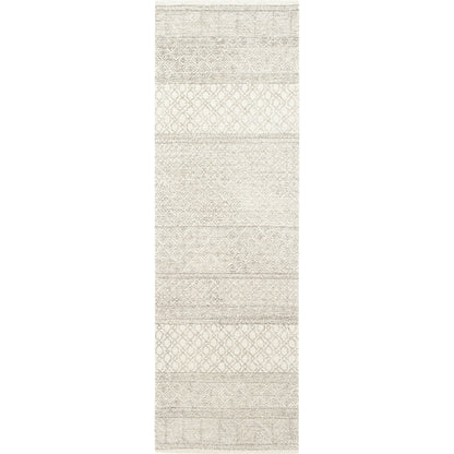 Lustro Rug by Livabliss in ivory, gray, medium gray, dark brown. Made from unique in a modern style.