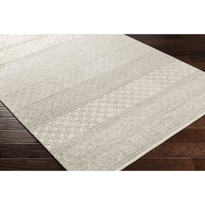 Lustro Rug by Livabliss in ivory, gray, medium gray, dark brown. Made from unique in a modern style.