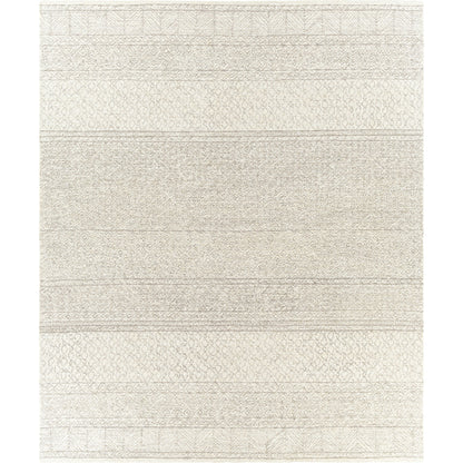 Lustro Rug by Livabliss in ivory, gray, medium gray, dark brown. Made from unique in a modern style.