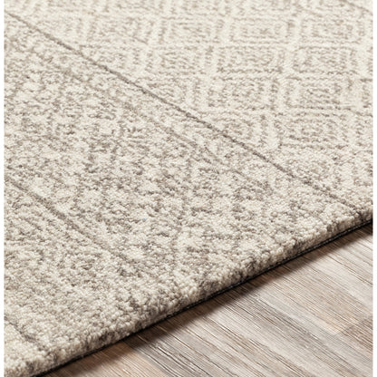 Lustro Rug by Livabliss in ivory, gray, medium gray, dark brown. Made from unique in a modern style.