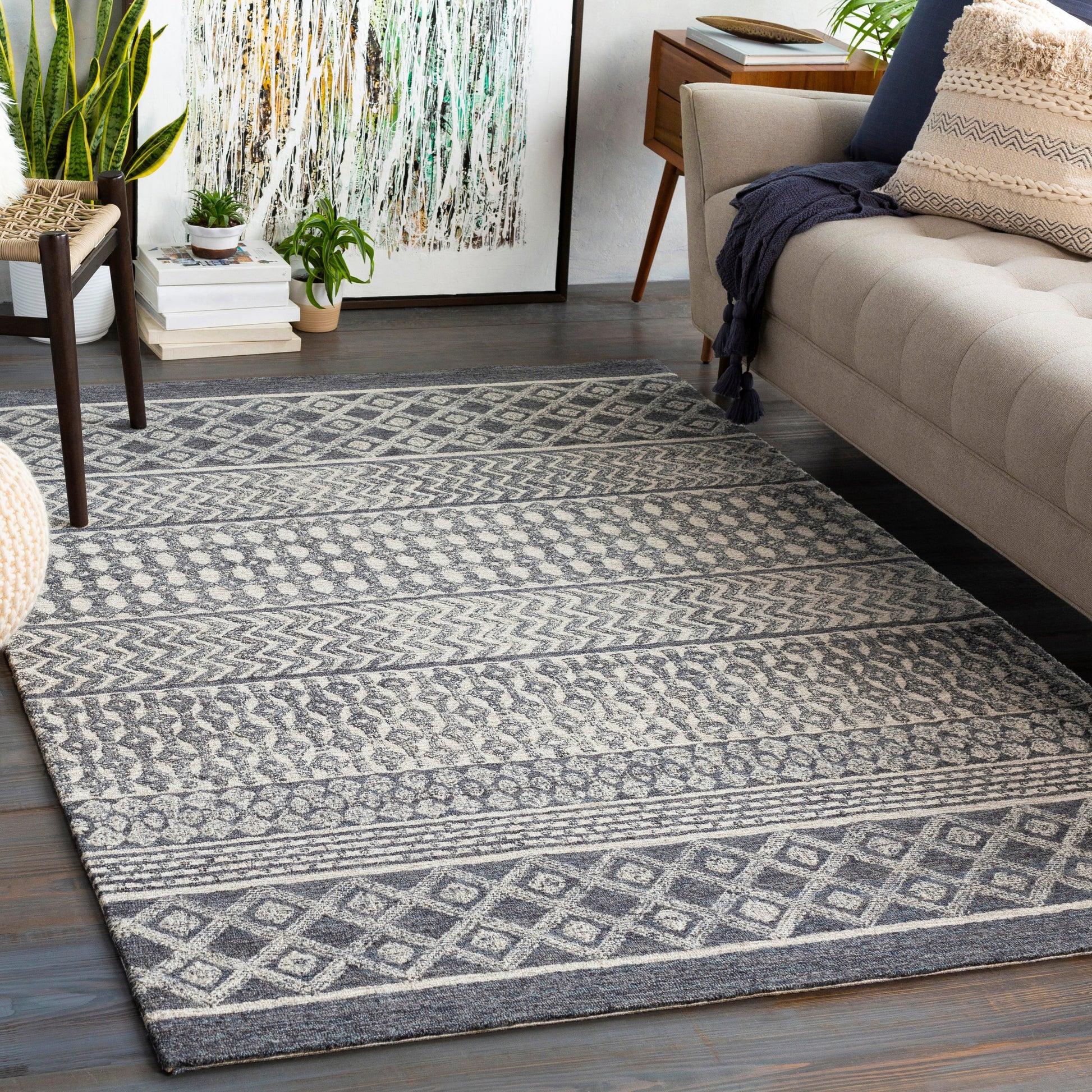 Maroc Rug - 25105 by Livabliss. Made from 100% wool in a unique style.