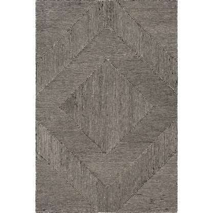 Maroc Rug - 26231 by Livabliss in cream, black. Made from 100% wool in a unique style.