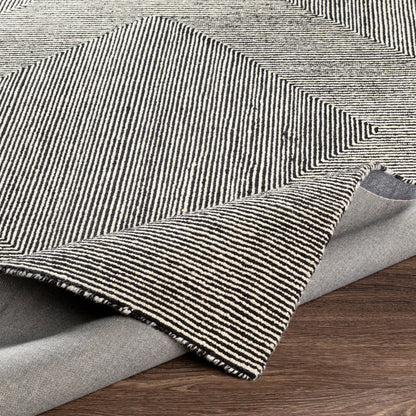 Maroc Rug - 26231 by Livabliss in cream, black. Made from 100% wool in a unique style.