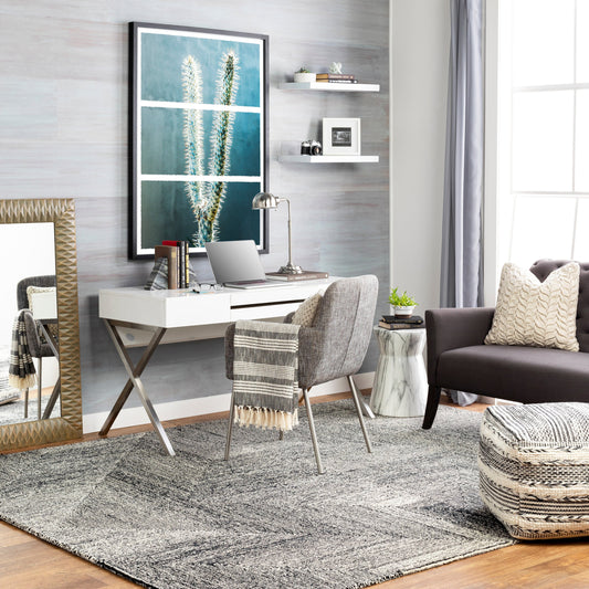Maroc Rug - 26231 by Livabliss in beige, black. Made from 100% wool in a unique style.