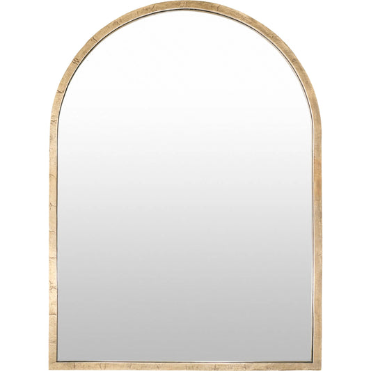 Marasim Full Length Mirror by Surya in gold and plated. Made from aluminum in a unique style.