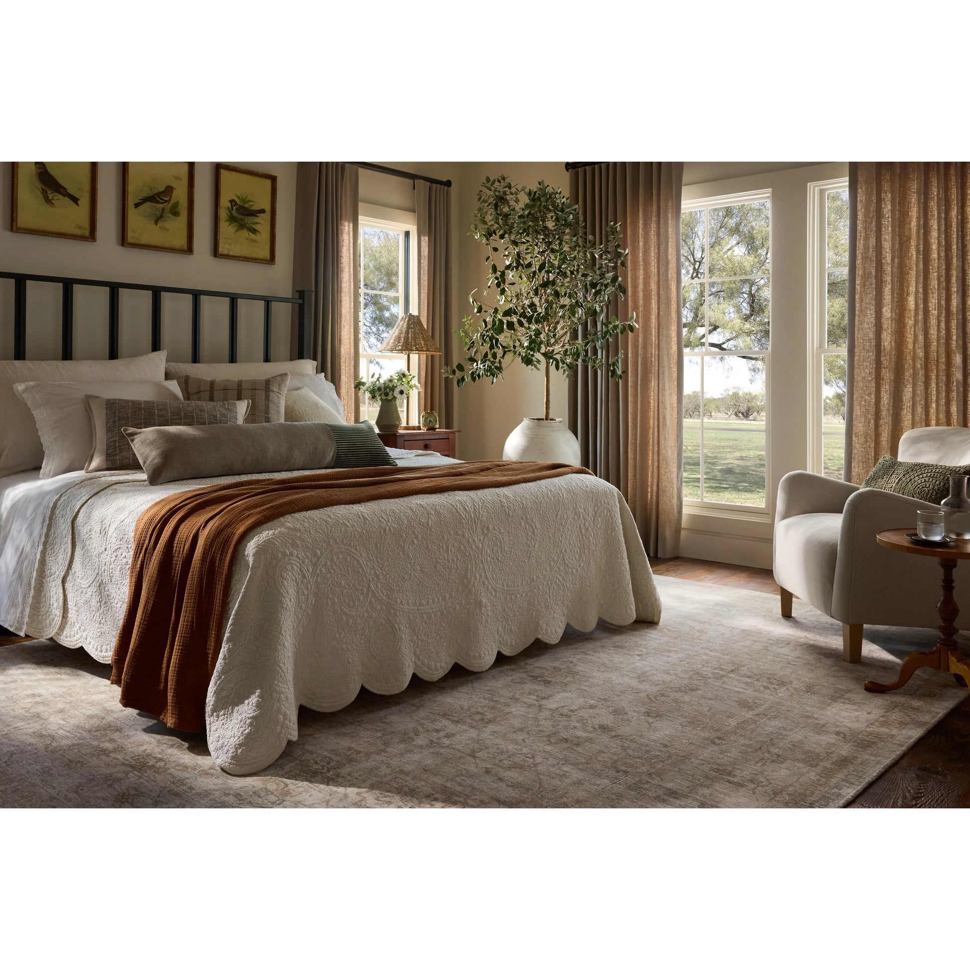 Marcella MAC-01 Rug by Loloi in sage, gold. Made from wool, viscose in a unique style.