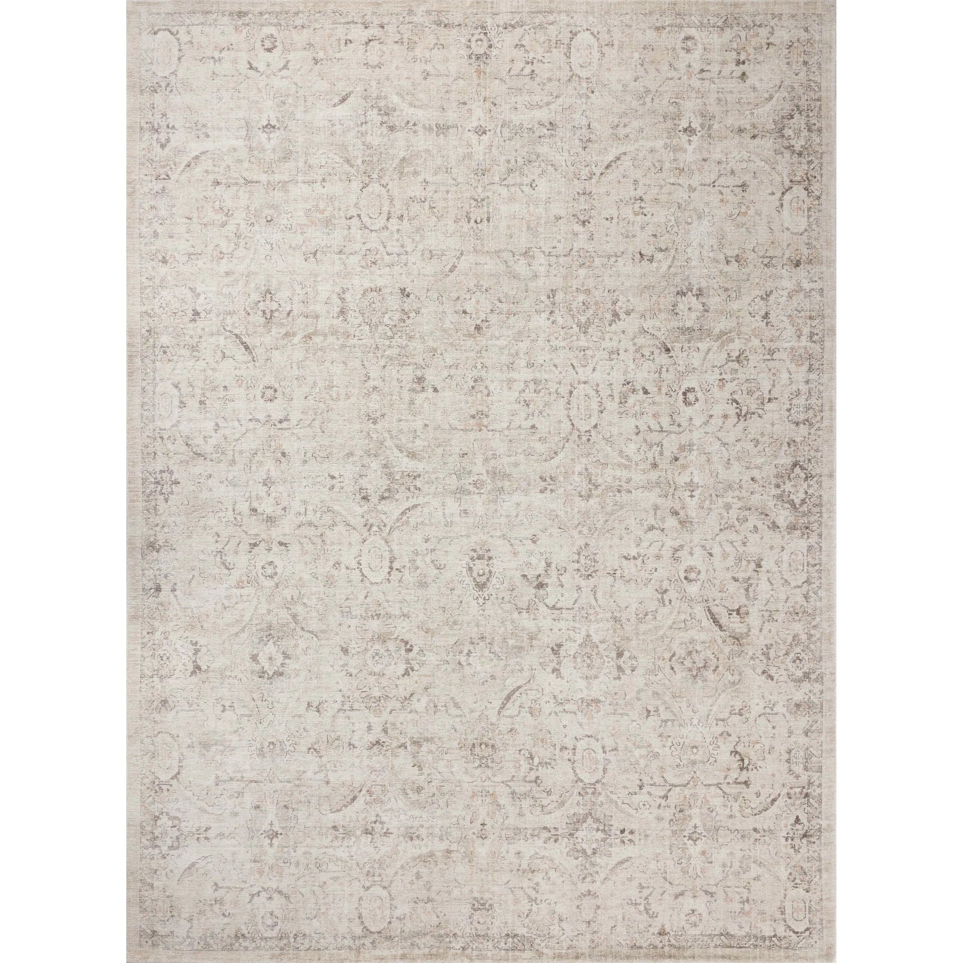 Marcella MAC-03 Rug by Loloi in cream, pebble. Made from wool, viscose in a unique style.