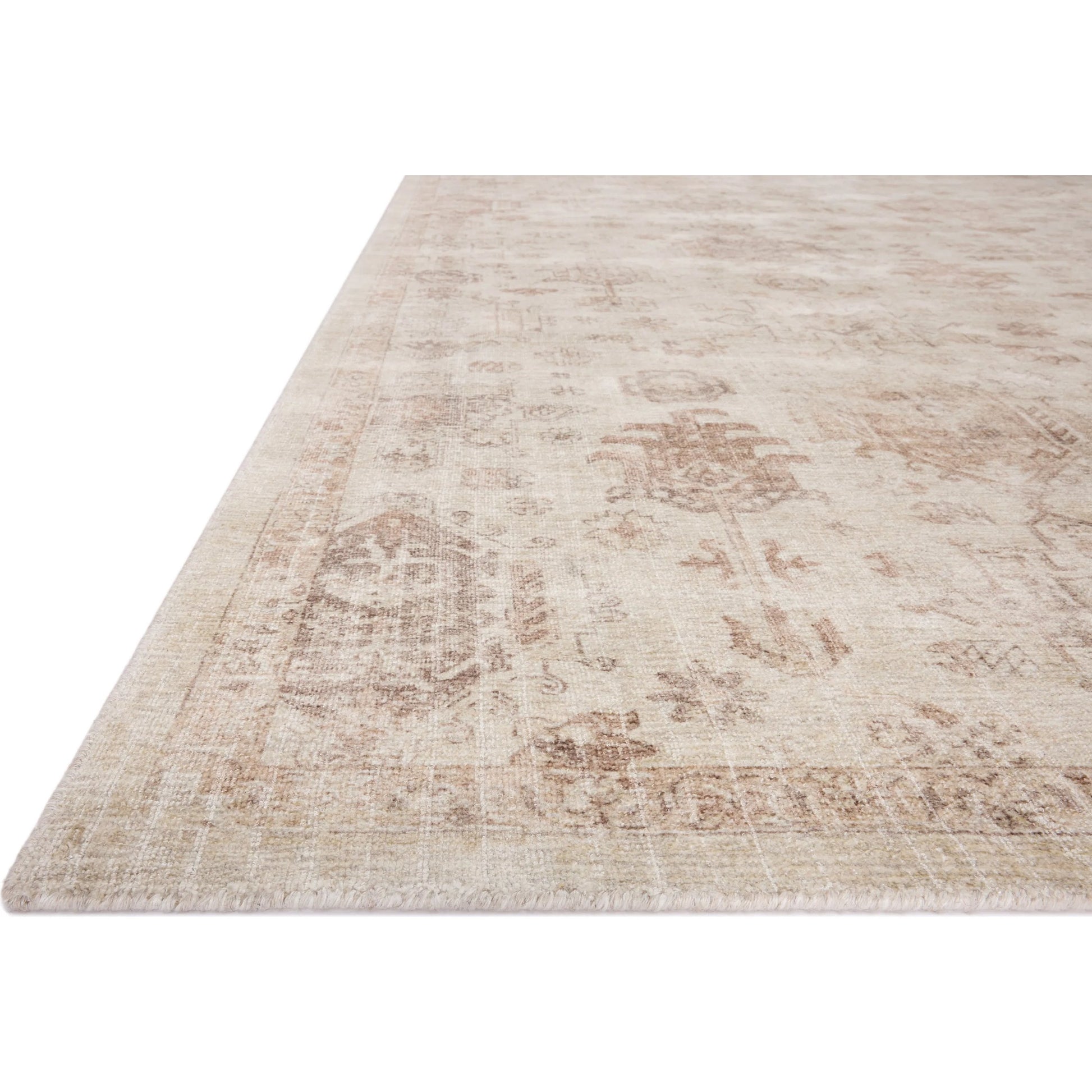 Marcella MAC-04 Rug by Loloi in sand, terracotta. Made from wool, viscose in a unique style.