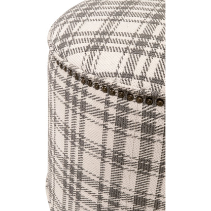 Marlow Ottoman by Essentials For Living in bisque and bisque french linen. Made from 100% french linen in a transitional style.