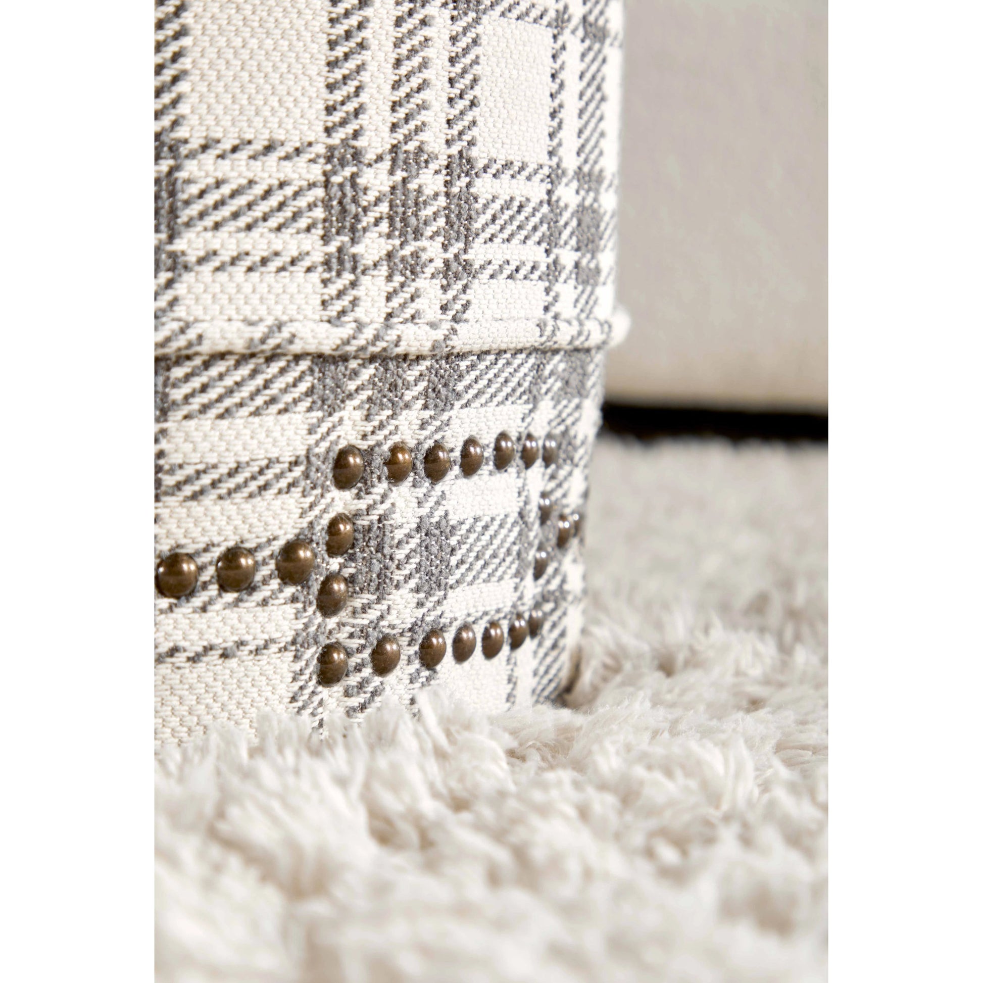 Marlow Ottoman by Essentials For Living in bisque and bisque french linen. Made from 100% french linen in a transitional style.