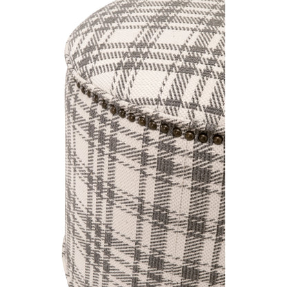 Marlow Ottoman by Essentials For Living in bisque and bisque french linen. Made from 100% french linen in a transitional style.