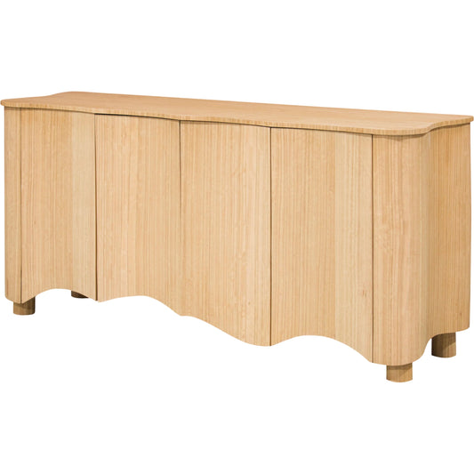 Marron Sideboard by Surya in brown. Made from eucalyptus veneer in a transitional style.