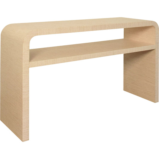 Marshall Waterfall Edge Two Tier Console Table by Worlds Away. Made from unique in a transitional style.