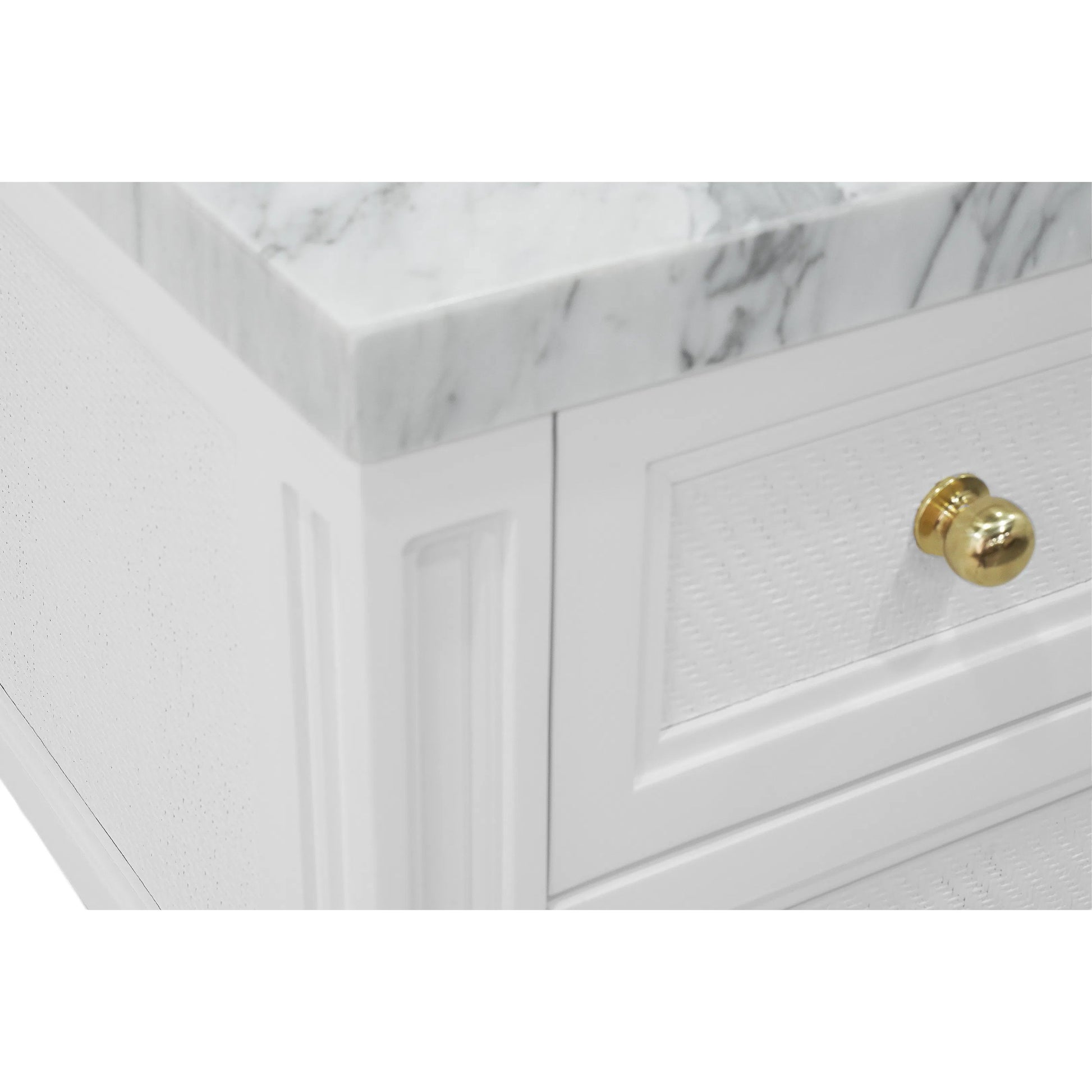 Martha Bath Vanity by Worlds Away in white. Made from unique in a modern style.