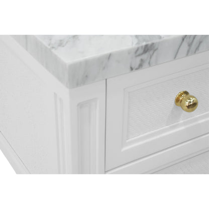 Martha Bath Vanity by Worlds Away in white. Made from unique in a modern style.