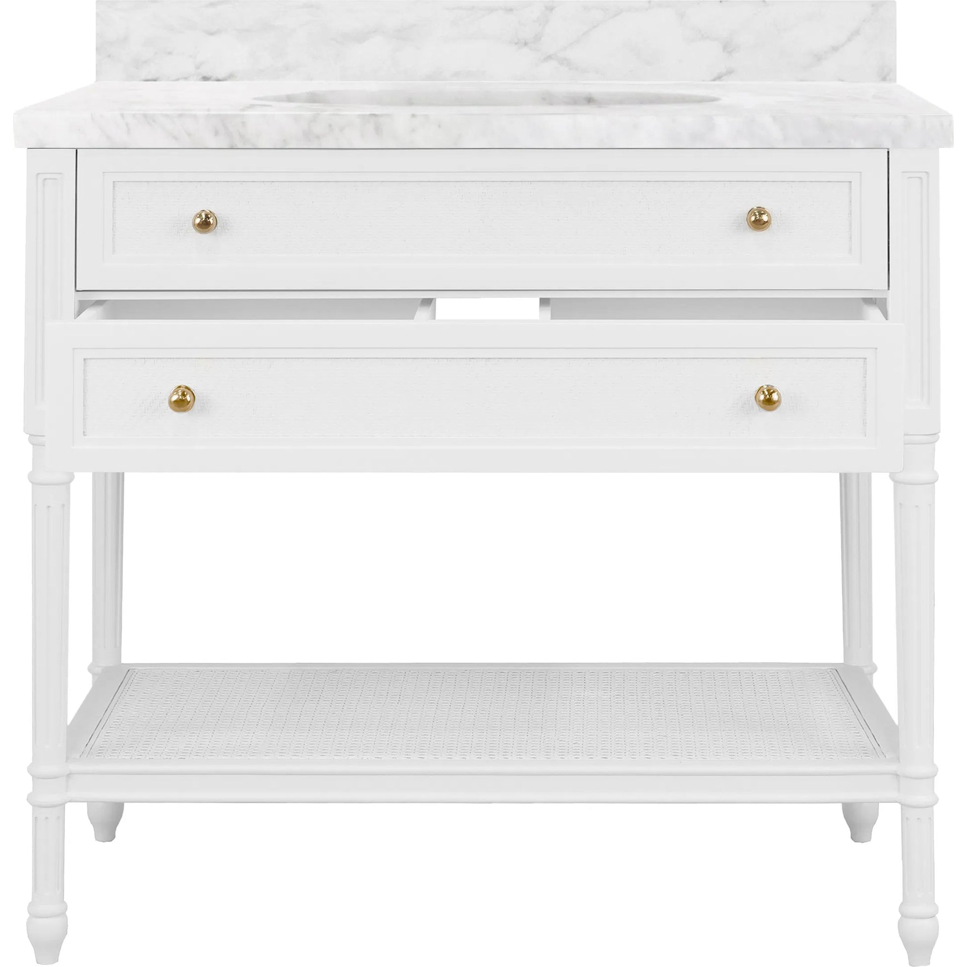 Martha Bath Vanity by Worlds Away in white. Made from unique in a modern style.