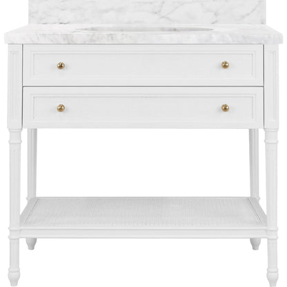 Martha Bath Vanity by Worlds Away in white. Made from unique in a modern style.