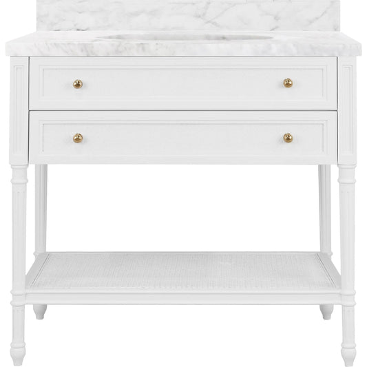 Martha Bath Vanity by Worlds Away in white. Made from unique in a unique style.