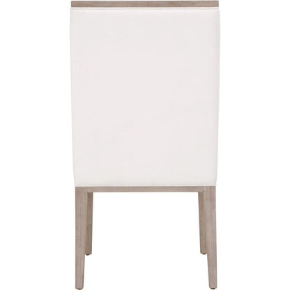 Martin Wing Back Chair (Set of 2) by Essentials For Living in gray. Made from solid rubberwood, solid pine, 98% polyester, 2% nylon in a modern style.