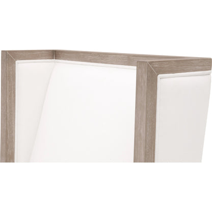 Martin Wing Back Chair (Set of 2) by Essentials For Living in gray. Made from solid rubberwood, solid pine, 98% polyester, 2% nylon in a modern style.