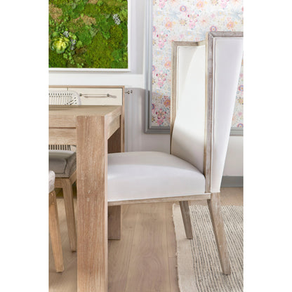 Martin Wing Back Chair (Set of 2) by Essentials For Living in gray. Made from solid rubberwood, solid pine, 98% polyester, 2% nylon in a modern style.