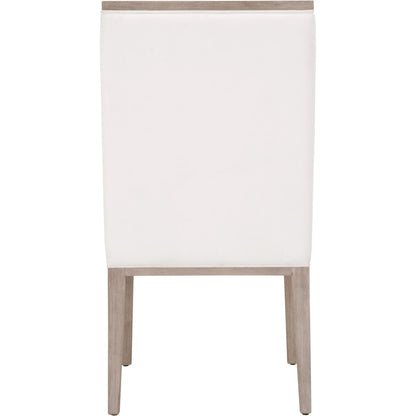 Martin Wing Back Chair (Set of 2) by Essentials For Living in gray. Made from solid rubberwood, solid pine, 98% polyester, 2% nylon in a modern style.