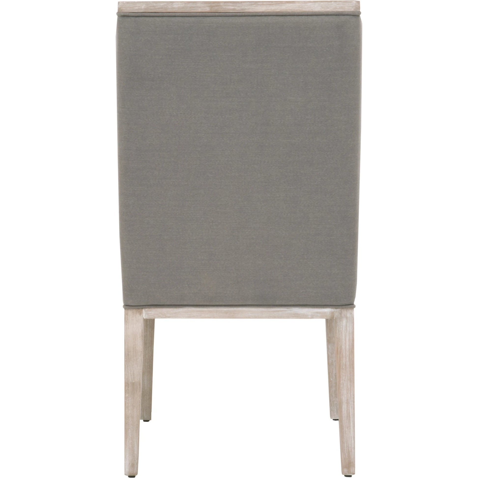 Martin Wing Back Chair (Set of 2) by Essentials For Living in gray. Made from solid rubberwood, solid pine, 98% polyester, 2% nylon in a modern style.