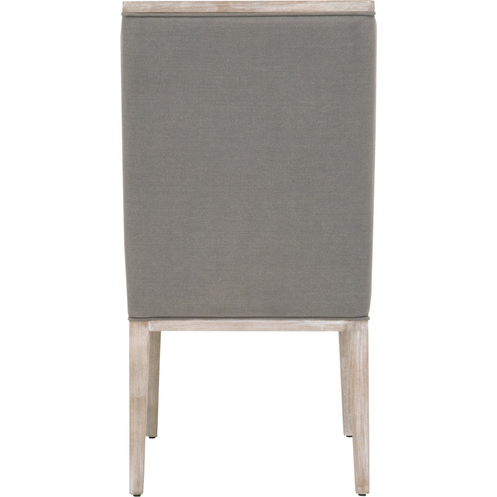 Martin Wing Back Chair (Set of 2) by Essentials For Living in gray. Made from solid rubberwood, solid pine, 98% polyester, 2% nylon in a modern style.