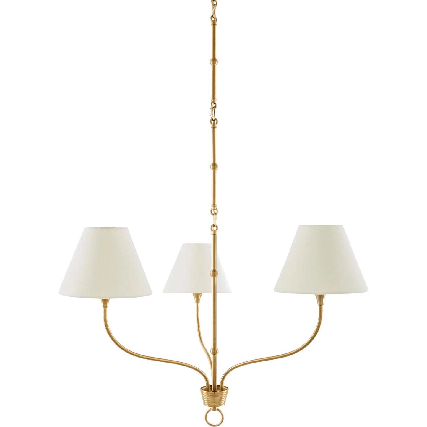 000 SI-2459438 | Primary Silo | Mathilde Chandelier by Surya in metallic copper, translucent, white and electroplated, plated. Made from iron, linen, polyester in a unique style.