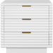 Mateo Three Drawer Side Table by Worlds Away. Made from unique in a unique style.