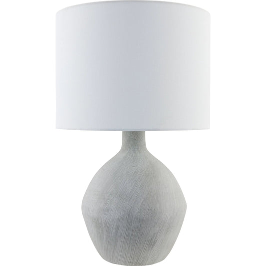 Mably Accent Table Lamp by Livabliss in glazed, plated. Made from ceramic, linen, polyester, iron in a unique style.