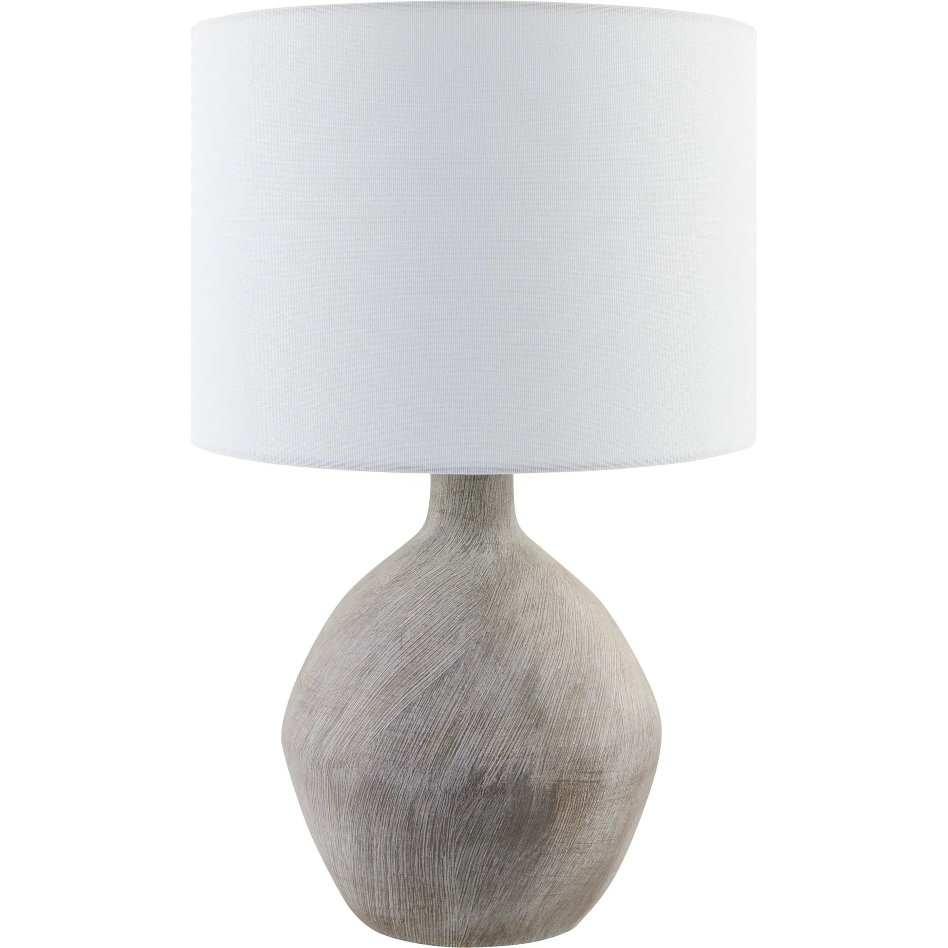 Mably Accent Table Lamp by Livabliss. Made from ceramic, linen, polyester, iron in a transitional style.