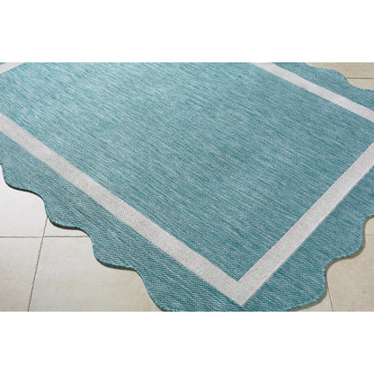 Miami Beach MBH-2319 Indoor/Outdoor Rug by Livabliss. Made from polypropylene in a unique style.