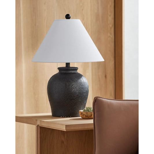 Mabon Table Lamp - 531354 by Livabliss in paintedpainted. Made from ceramic, linen, metal, plastic in a modern style.