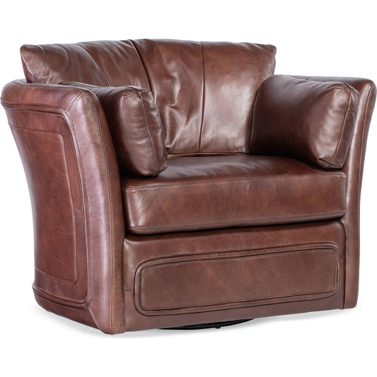 Woodstock Chair by Hooker Furniture in brown. Made from unique in a traditional style.
