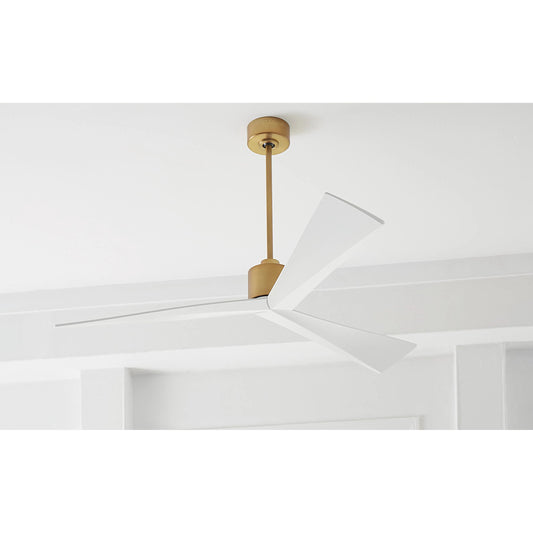 Adler 60" Ceiling Fan by Visual Comfort & Co. in burnished brass. Made from unique in a modern style.