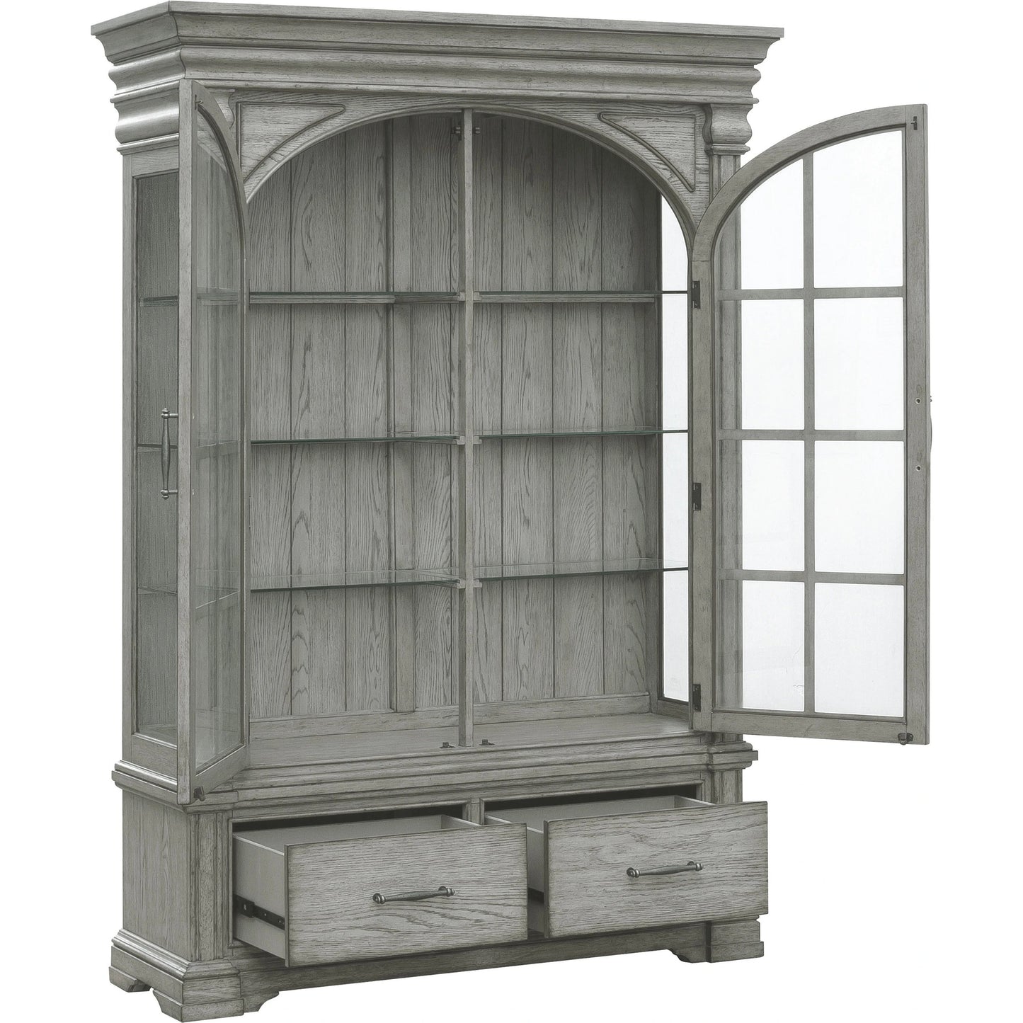 003 SI-2155604 | Additional Silo | Madison Ridge China by Pulaski Furniture in bluff grey. Made from asian hardwood, oak veneers in a traditional style.