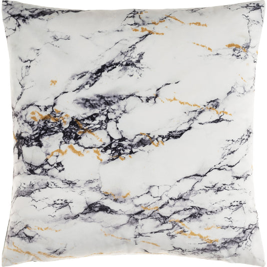 Macall Pillow - 12248 by Surya in charcoal, light gray, medium gray. Made from 100% polyester in a modern style.