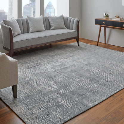 Eastfield Rug - 69A1F by Feizy in gray. Made from wool, viscose in a unique style.