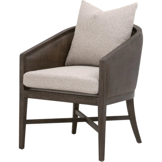 McGuire Arm Chair by Essentials For Living. Made from rattan, solid oak wood, plywood in a unique style.