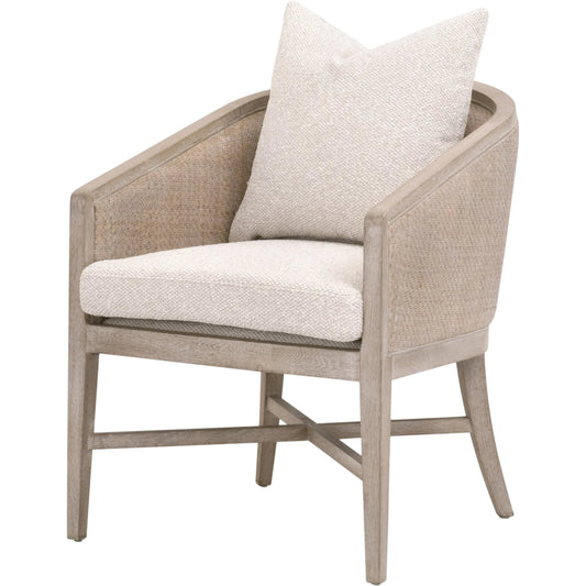 McGuire Arm Chair by Essentials For Living. Made from rattan, solid oak wood, plywood in a unique style.